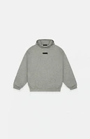 Kids Fear of God Essentials Dark Heather Oatmeal Hoodie