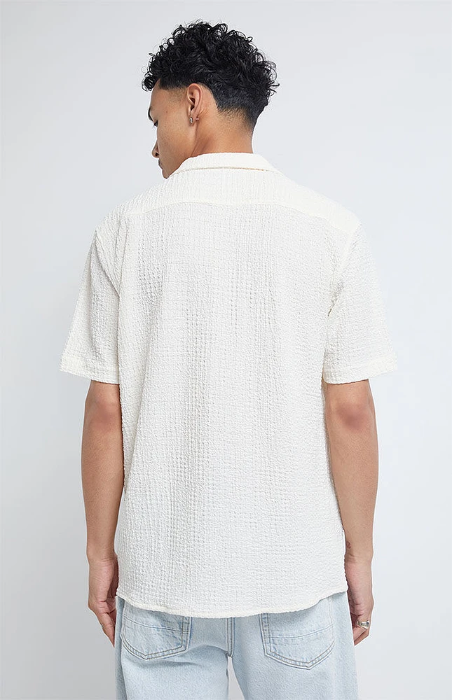 PacSun Pointelle Woven Button Down Shirt