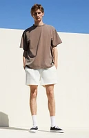 PacSun Cream Ribbed Shorts