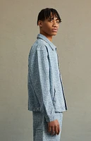 RARE DNM EDIT Jacquard Denim Gas Jacket