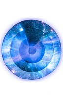 PoolCandy Illuminated LED Jumbo Inflatable Butterfly Nebula Galaxy Island Pool Raft
