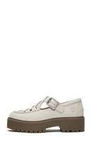 Timberland Women's Natural Nubuck Stone Street Buckle Mary Jane Shoes