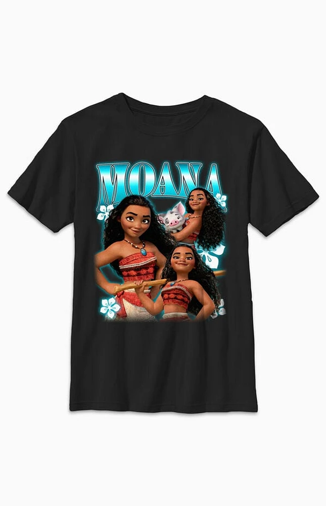 Kids Moana Collage T-Shirt
