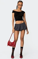 Edikted Liz Polka Dot Bubble Shorts
