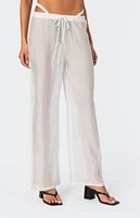 Edikted Breezy Sheer Pants