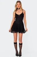 Edikted Lyla Lace Corset Mini Dress