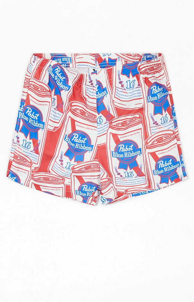 Pabst Blue Ribbon 5" Swim Trunks