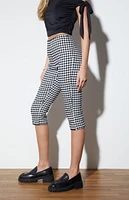 LA Hearts Gingham Capri Pants