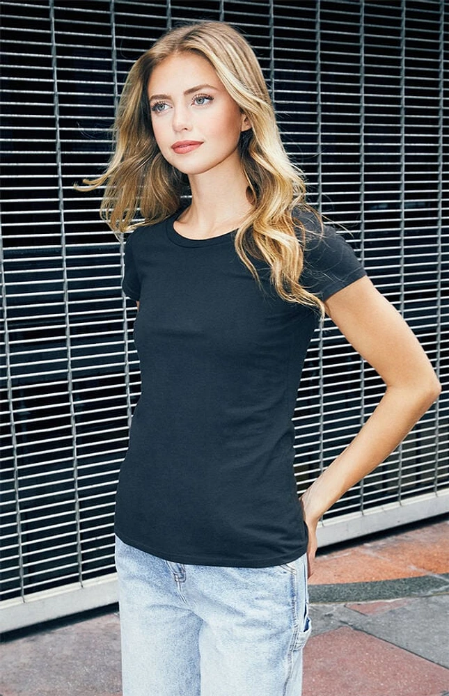 John Galt Black Short Sleeve T-Shirt