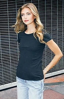John Galt Black Short Sleeve T-Shirt