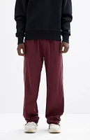 PacSun Maroon Baggy Track Pants