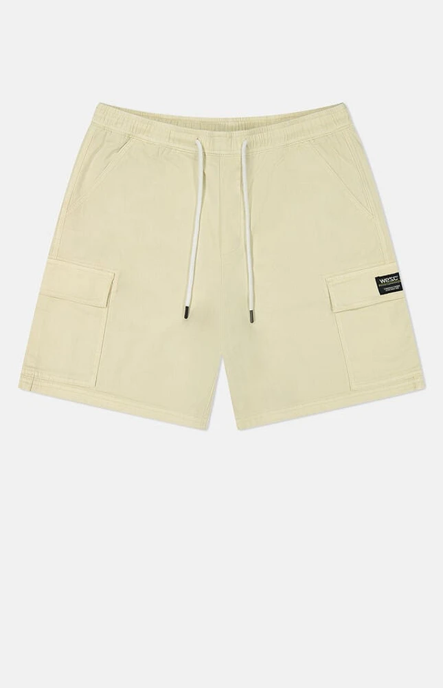 WeSC America Inc Cream Utility Cargo Shorts