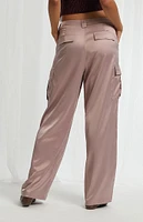 PacSun Satin Cargo Pants