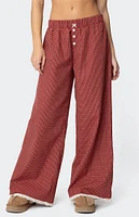 Edikted Dakota Plaid Pants