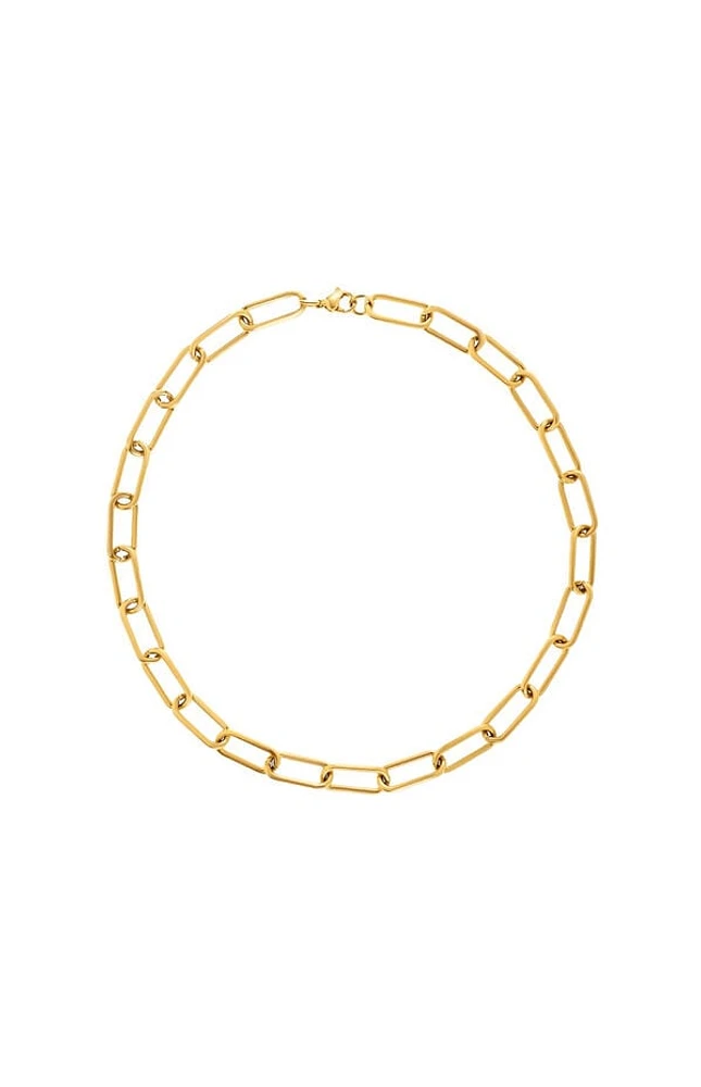 Ellie Vail Carla Paper Clip Chain Necklace