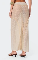 Edikted Inside Out Sheer Lace Maxi Skirt