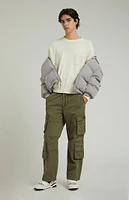 PacSun Olive Ripstop Baggy Cargo Pants