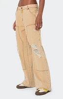 Edikted Alibi Distressed Carpenter Jeans