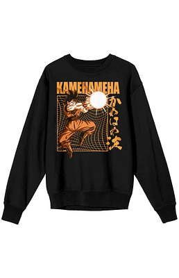 Dragon Ball Z Goku Kamehameha Crew Neck Sweatshirt