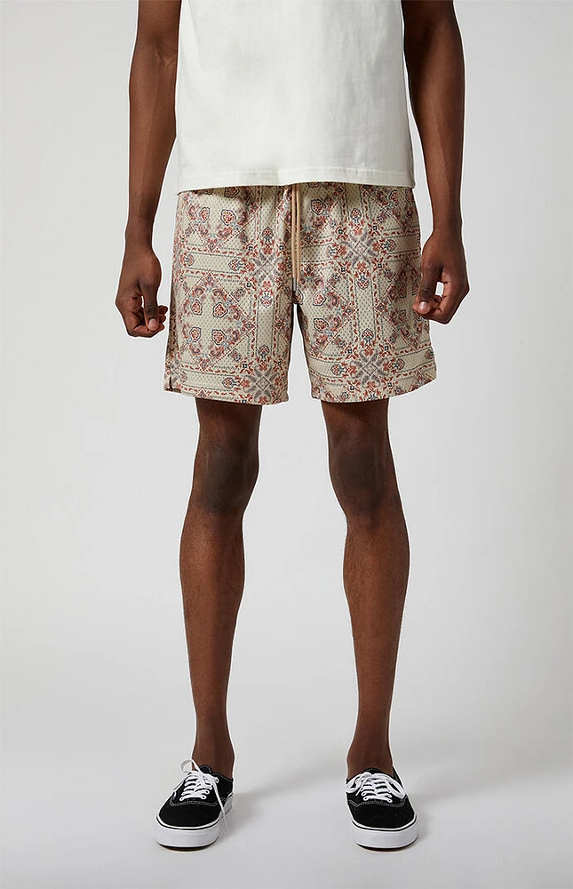 PacSun Bandana Mesh Basketball Shorts