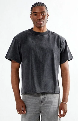 Pacsun Washed Black Premium Cropped T-Shirt