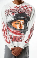 Pacsun 99 Racing Cropped Long Sleeve T-Shirt