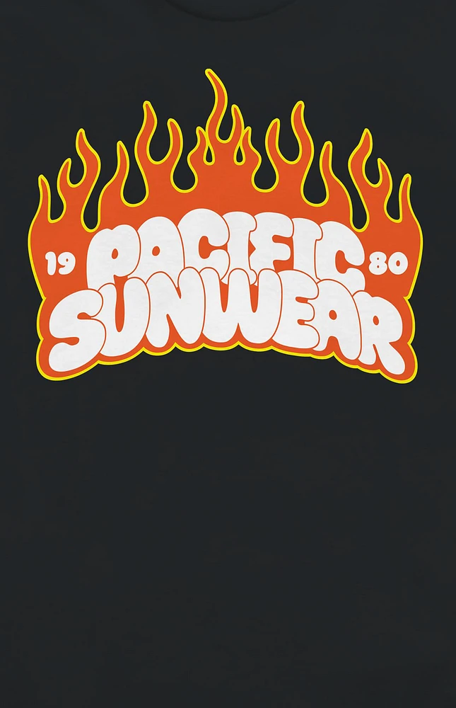 Pacific Sunwear 1980 Flames T-Shirt