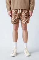 PacSun Paisley Tapestry Shorts