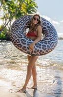 PoolCandy Inflatable Leopard Print Jumbo Pool Tube