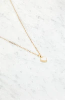 John Galt Gold Heart Necklace