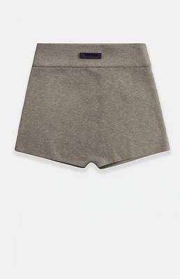 Fear of God Essentials Women's Homestead Heather Knit Boxer Shorts
