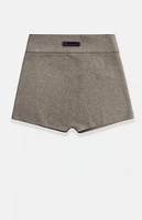 Fear of God Essentials Women's Homestead Heather Knit Boxer Shorts