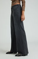 PacSun Lena Black Low Rise Super Baggy Jeans