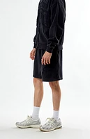 UFC Frayed Lettering Fleece Sweat Shorts