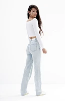 PacSun Stretch Light Indigo '90s Boyfriend Jeans