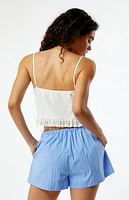 Pacsun Pinstripe Tie Boxer Shorts