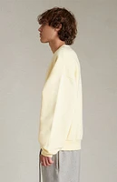 Fear of God Essentials Garden Yellow Crew Neck Sweatshirt