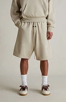 Fear of God Essentials Timber & Cloud White Basketball Fleece Sweat Shorts