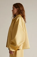 Fear of God Essentials Women's Amber Satin Bomber Jacket