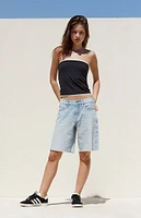 PacSun Light Indigo Baggy Jorts