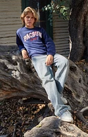 Pacsun Kids Chenille Logo Crew Neck Sweatshirt