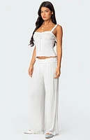 Edikted Sylvia Pointelle Tank Top