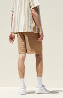 Pacsun Brown Textured Shorts