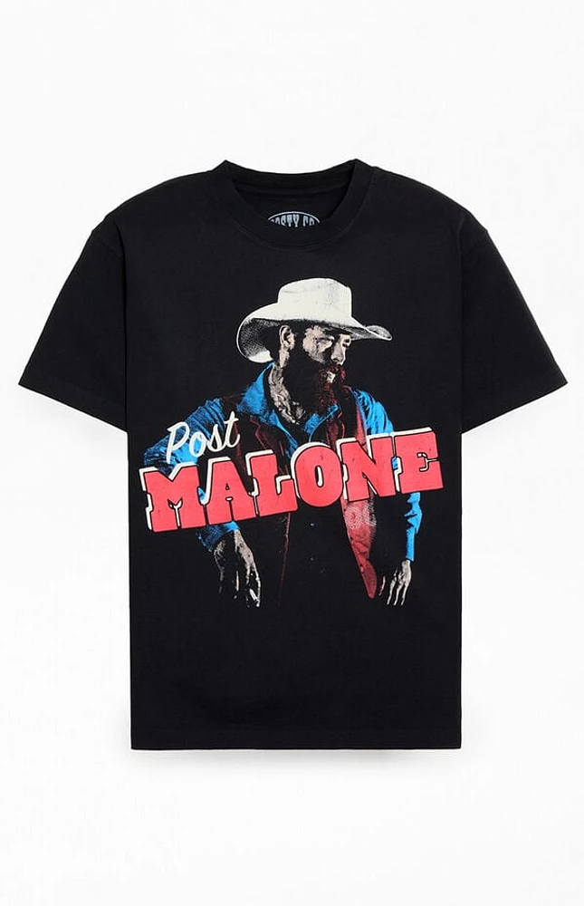 Post Malone Cowboy Hat Oversized T-Shirt