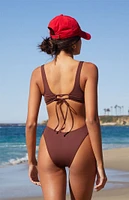 PacSun Taylor Scoop High Cut Bikini Bottom