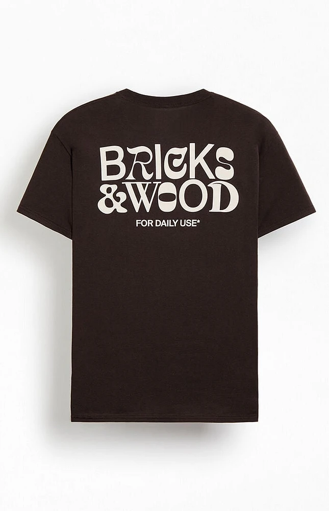 Bricks & Wood For Daily Use Logo T-Shirt