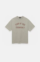 Fear of God Essentials Kids Dark Heather Oatmeal Crew Neck T-Shirt