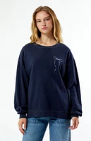 PS / LA Bow Crew Neck Sweatshirt