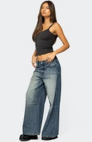 Edikted Aspyn V Neck Ribbed Tank Top