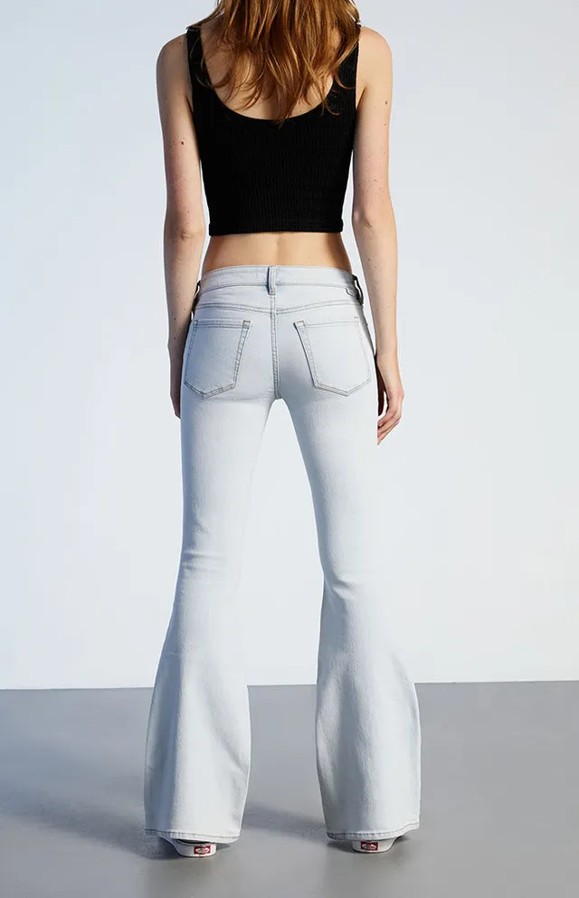 PacSun Light Blue Low Rise Flare Jeans